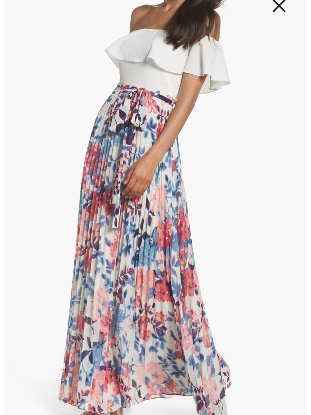 Eliza J Off the Shoulder Floral Maxi Dress - Picture 5 of 17